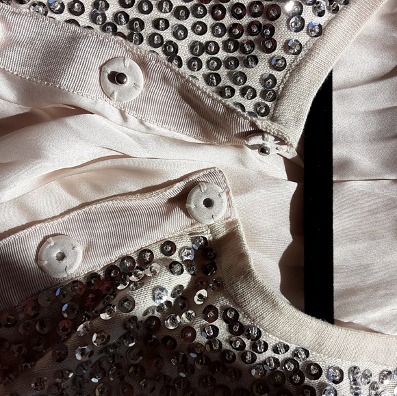 White House Black Market  Sequin Cardigan, Size Large - Picture 6 of 7